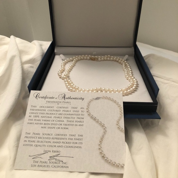 14K Gold Freshwater Pearl Necklace